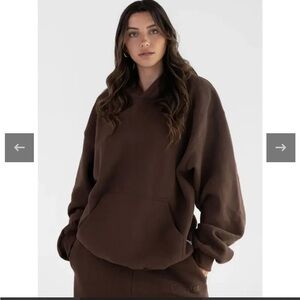 Comfrt Minimalist Hoodie Walnut (men,women)